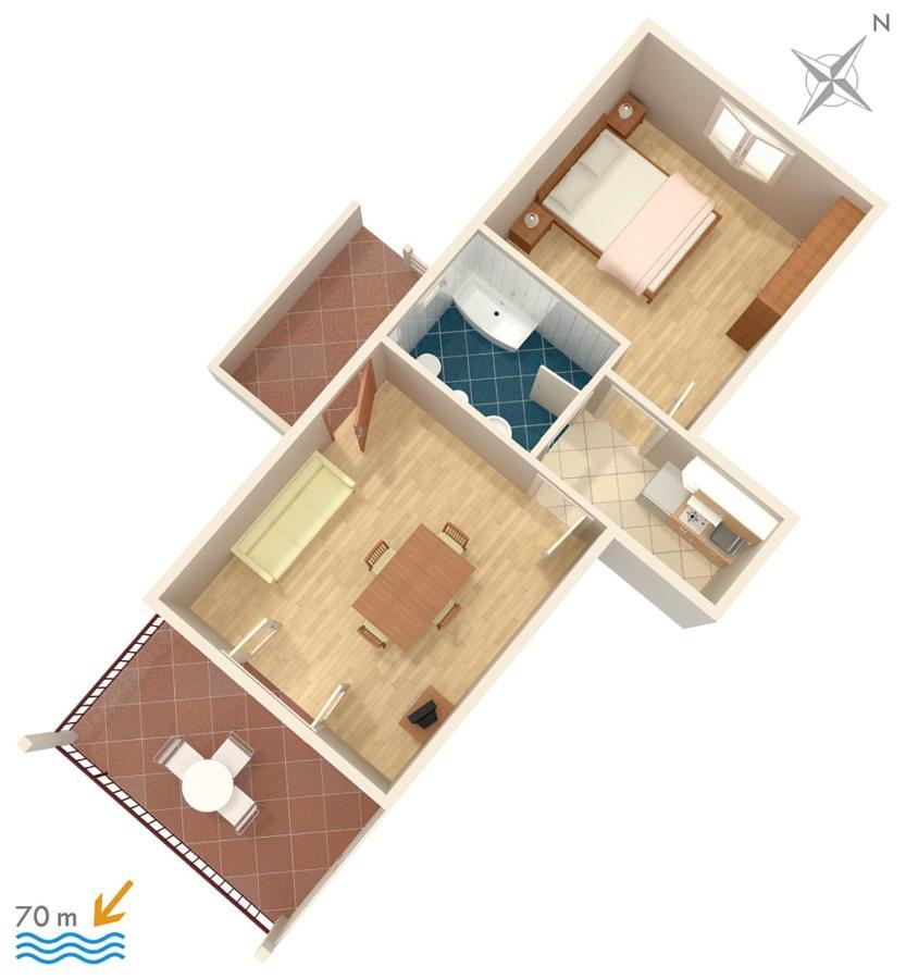 Apartments By The Sea Orebic, Peljesac - 269 Zewnętrze zdjęcie